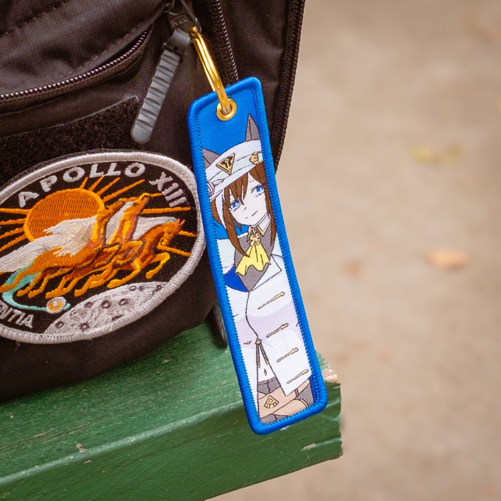 Cheval Grand Jet Tag Keychain - Weeby Stitches