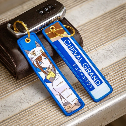 Cheval Grand Jet Tag Keychain - Weeby Stitches