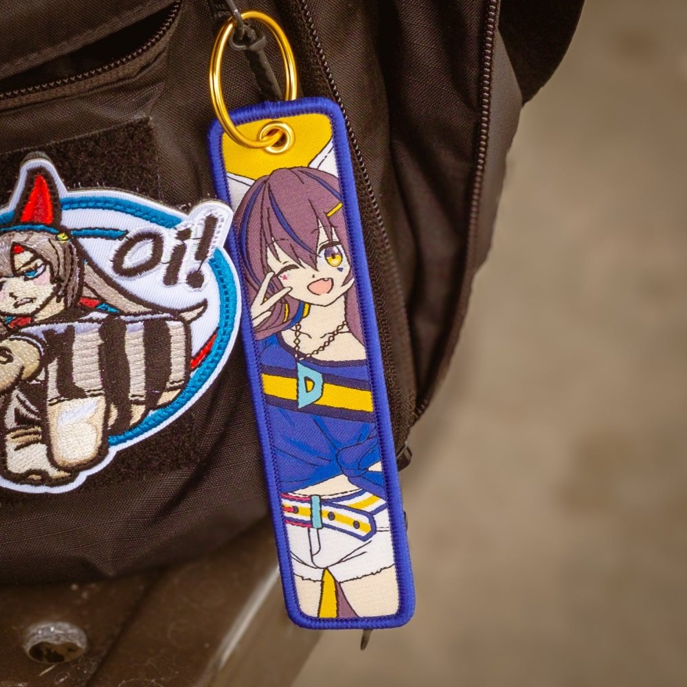 Daitaku Helios Jet Tag Keychain - Weeby Stitches