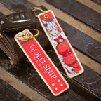 Goldship Jet Tag Keychain - Weeby Stitches
