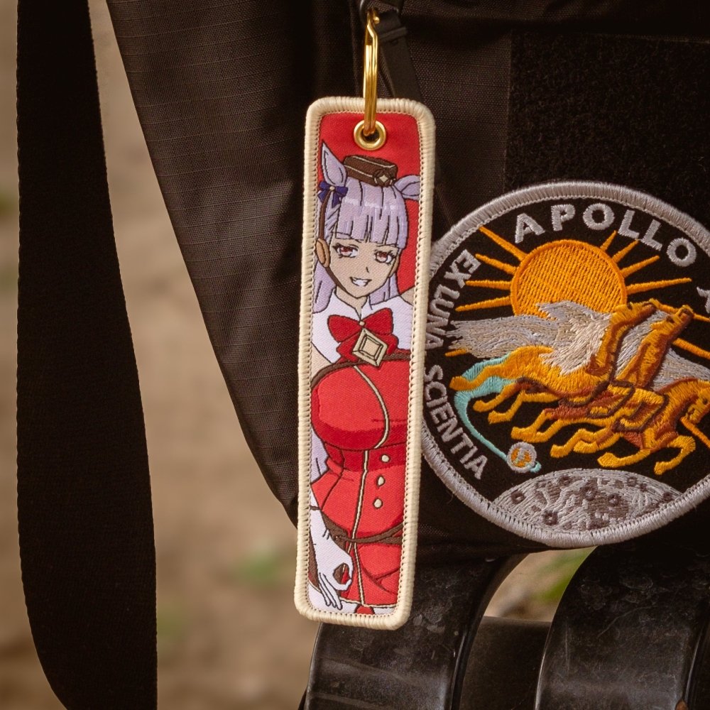Goldship Jet Tag Keychain - Weeby Stitches