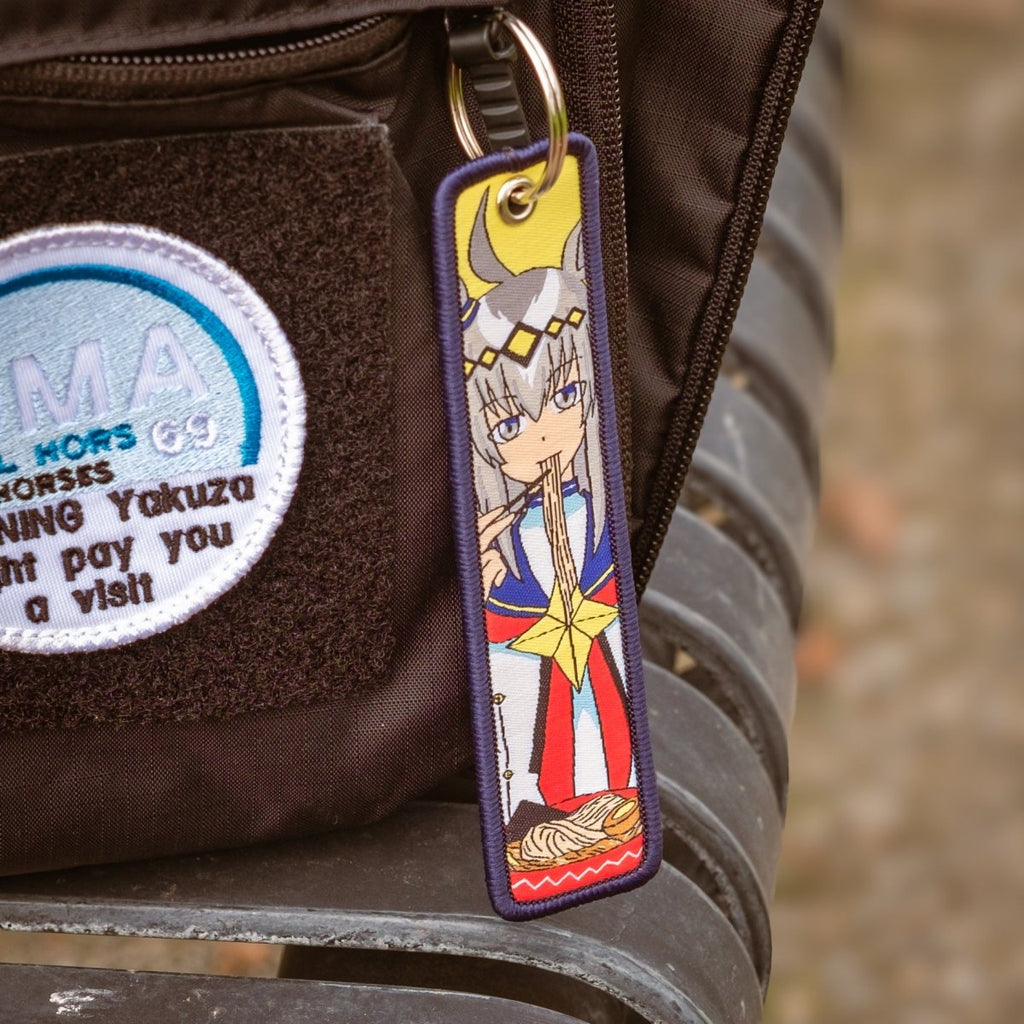 Oguri Cap Jet Tag Keychain - Weeby Stitches