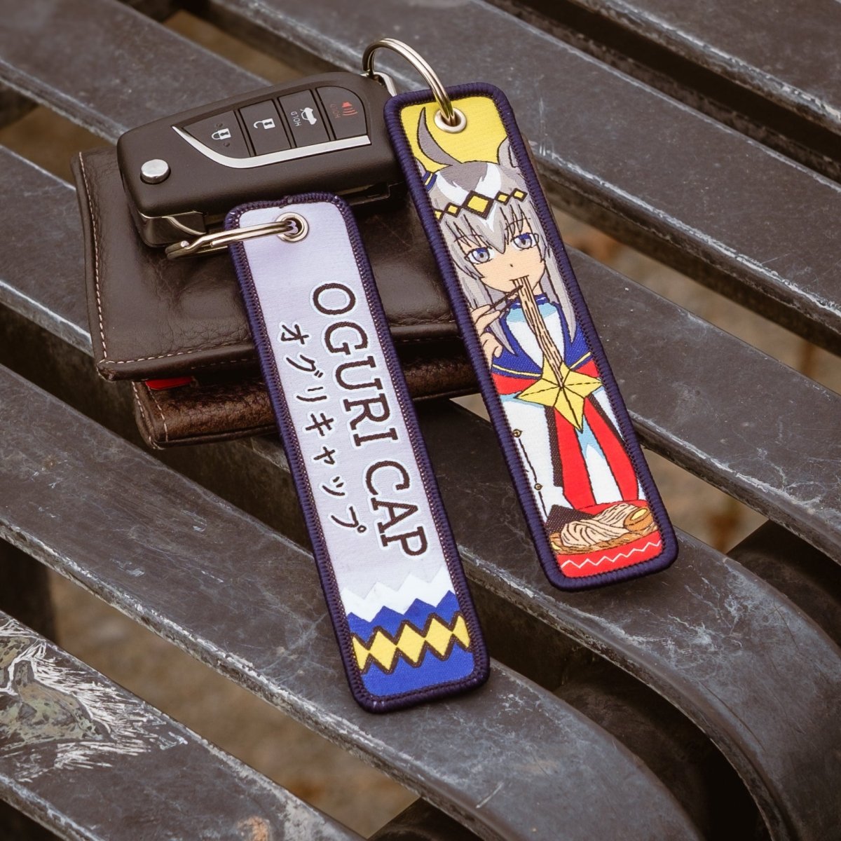 Oguri Cap Jet Tag Keychain - Weeby Stitches