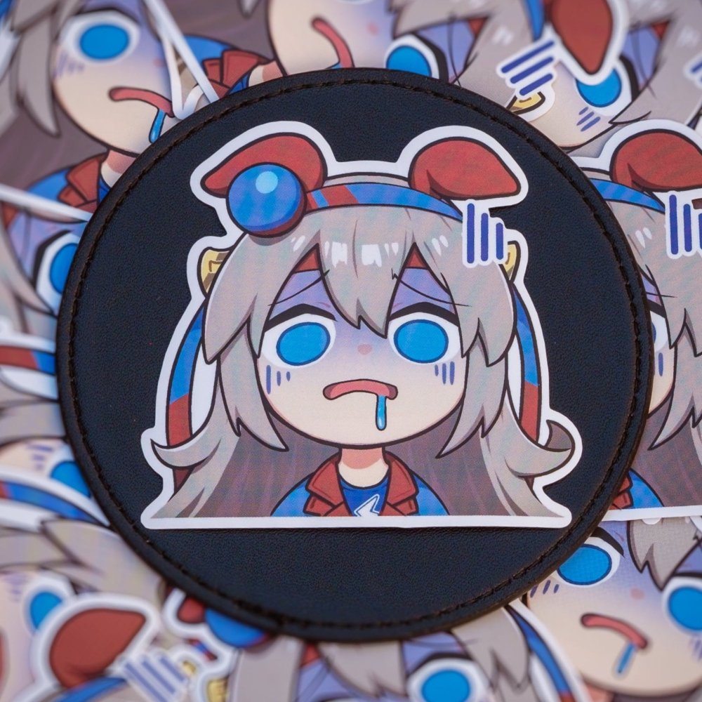 Tamamo Cross Bleh Sticker - Weeby Stitches