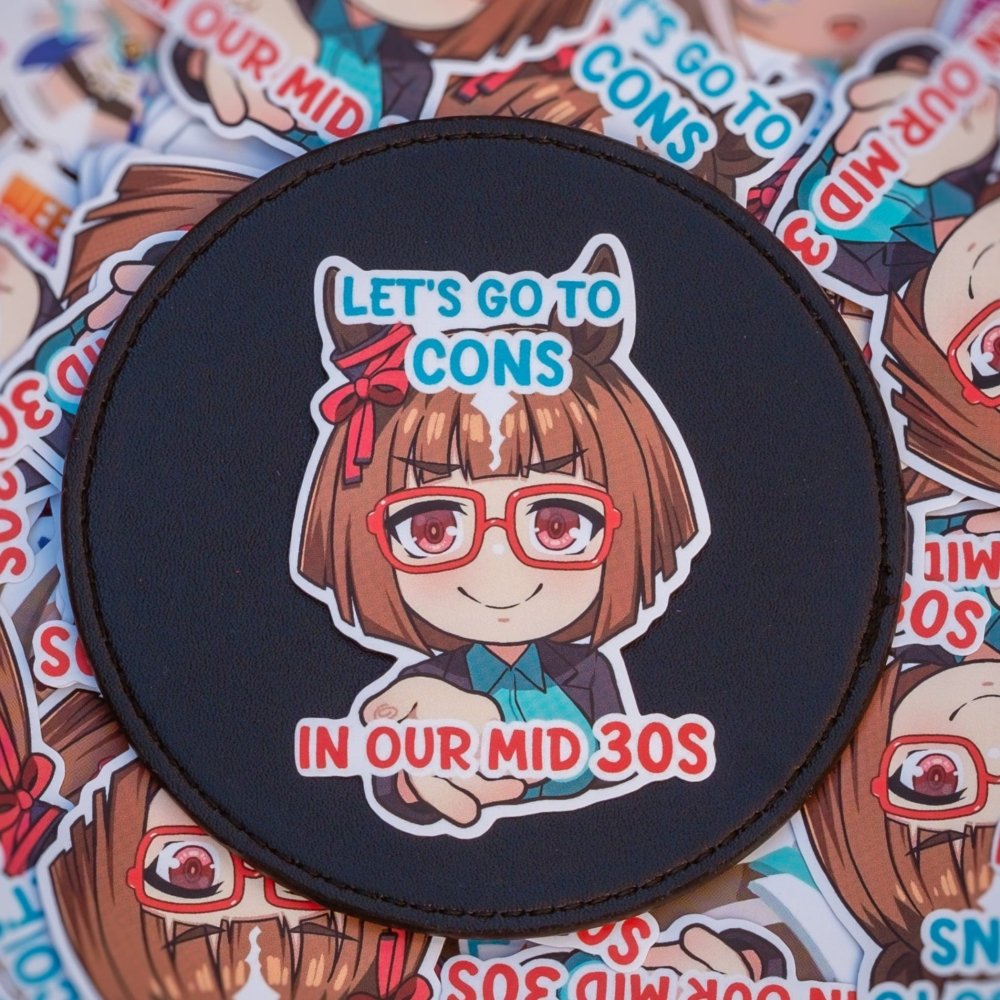 Transcend Mid 30's Con Sticker - Weeby Stitches